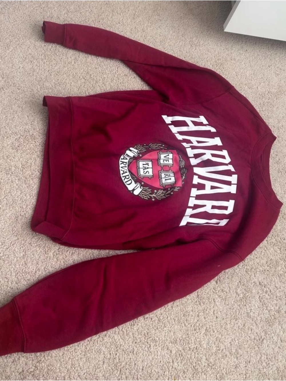 Awake Maroon Harvard Crewneck Sweatshirt